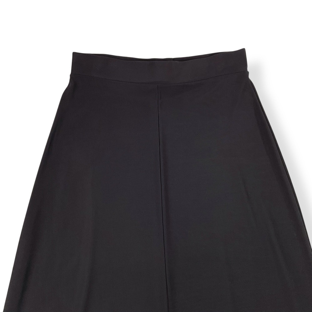 TapeMeasure Skirt Women XL Black A-Line Long Maxi Stretch Elastic Waist NWT VTG - Picture 8 of 16